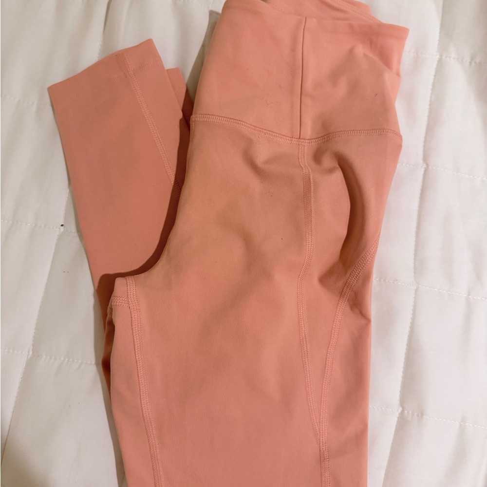 girlfriend collective Coral Pink Leggings